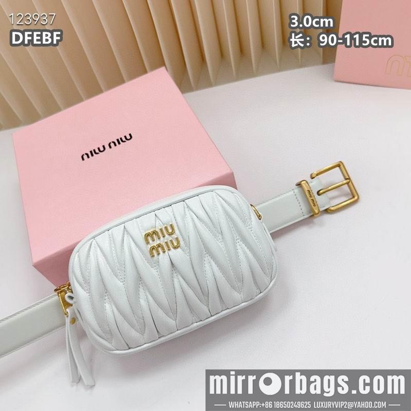 Miumiu belt 30mmX90-115cm 8L03