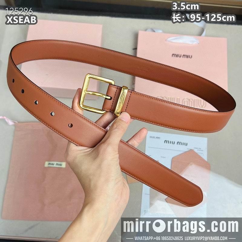 Miumiu belt 35mmX95-125cm 8L05