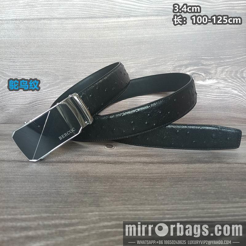 Bercoc Cucinelli belt 34mmX100-125cm 8L03