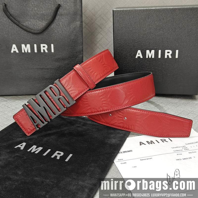 Amiri belt 38mmX90-125cm lb05
