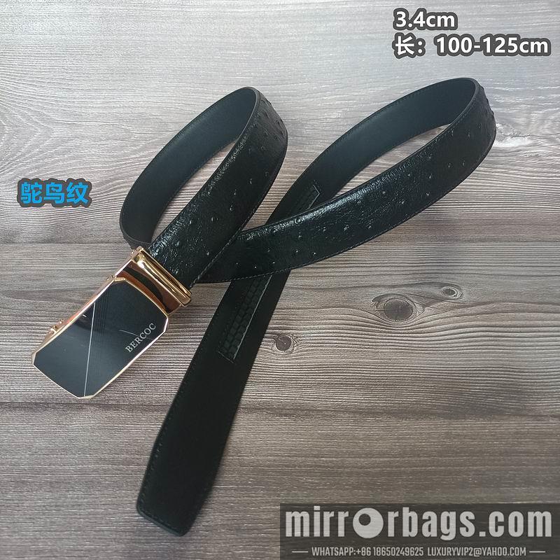 Bercoc Cucinelli belt 34mmX100-125cm 8L03