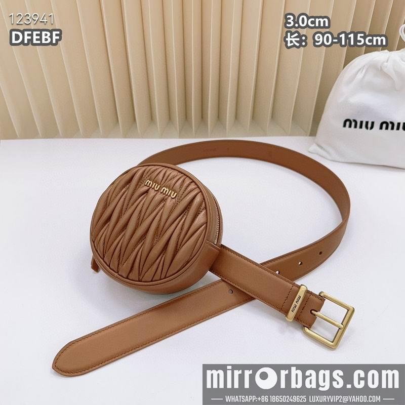 Miumiu belt 30mmX90-115cm 8L02