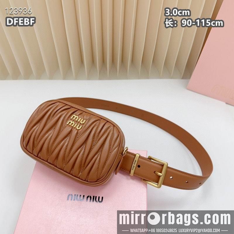 Miumiu belt 30mmX90-115cm 8L03