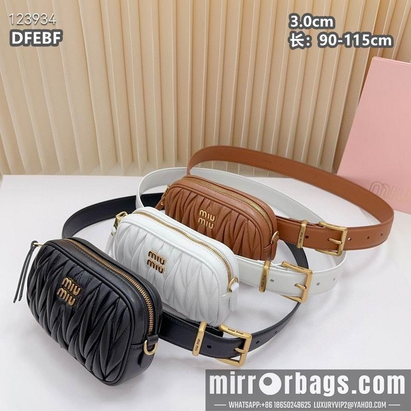 Miumiu belt 30mmX90-115cm 8L03