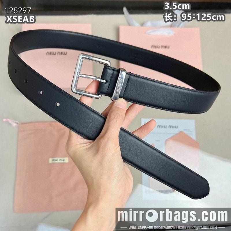Miumiu belt 35mmX95-125cm 8L05