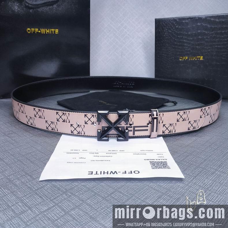 Off White belt 38mmX80-125cm lb082801