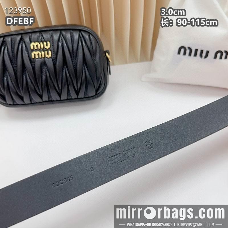 Miumiu belt 30mmX90-115cm 8L01