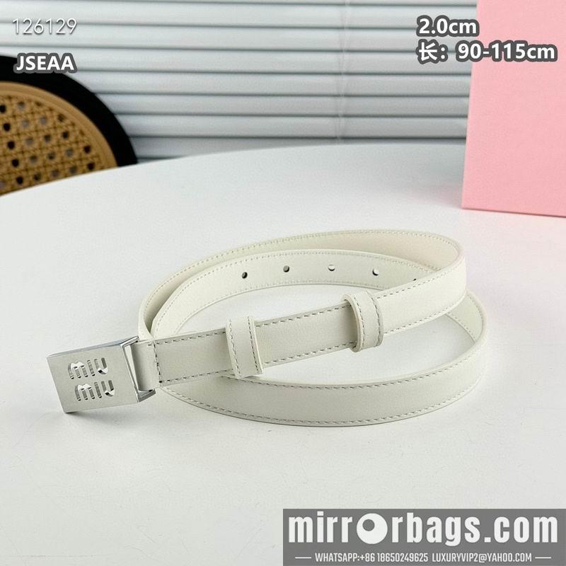 Miumiu belt 20mmX90-115cm 8L07
