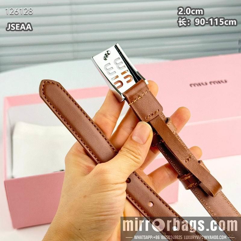 Miumiu belt 20mmX90-115cm 8L07