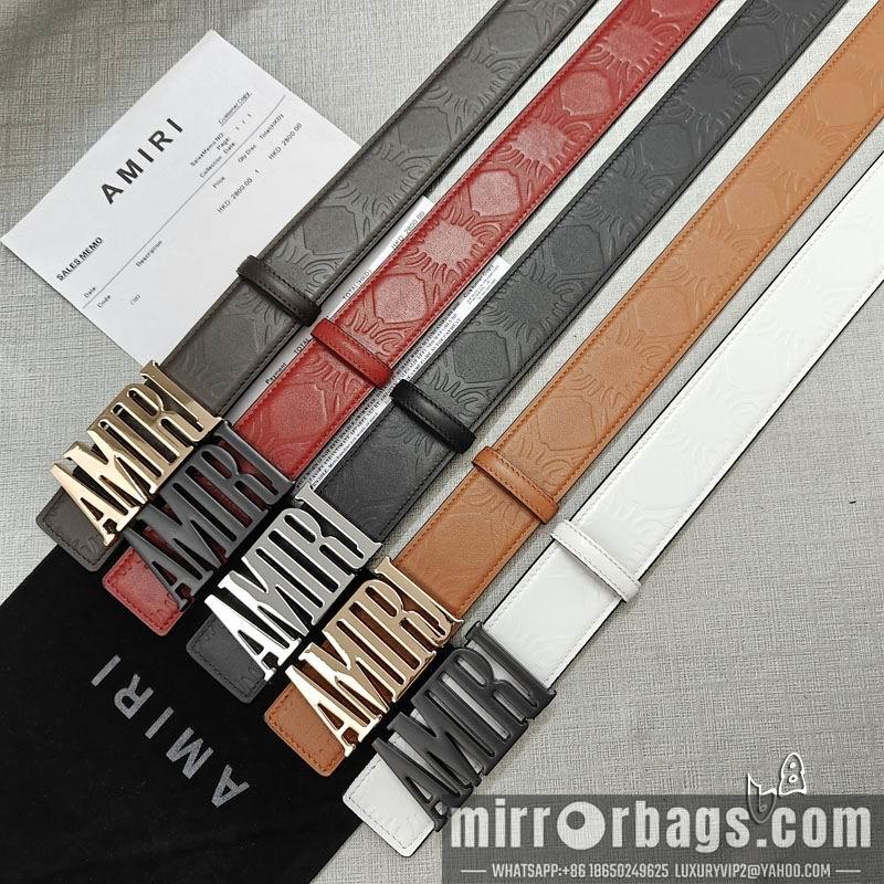 Amiri belt 38mmX90-125cm lb05