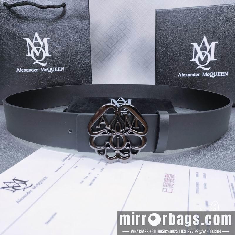 McQueen belt 38mmX80-125cm lb071801