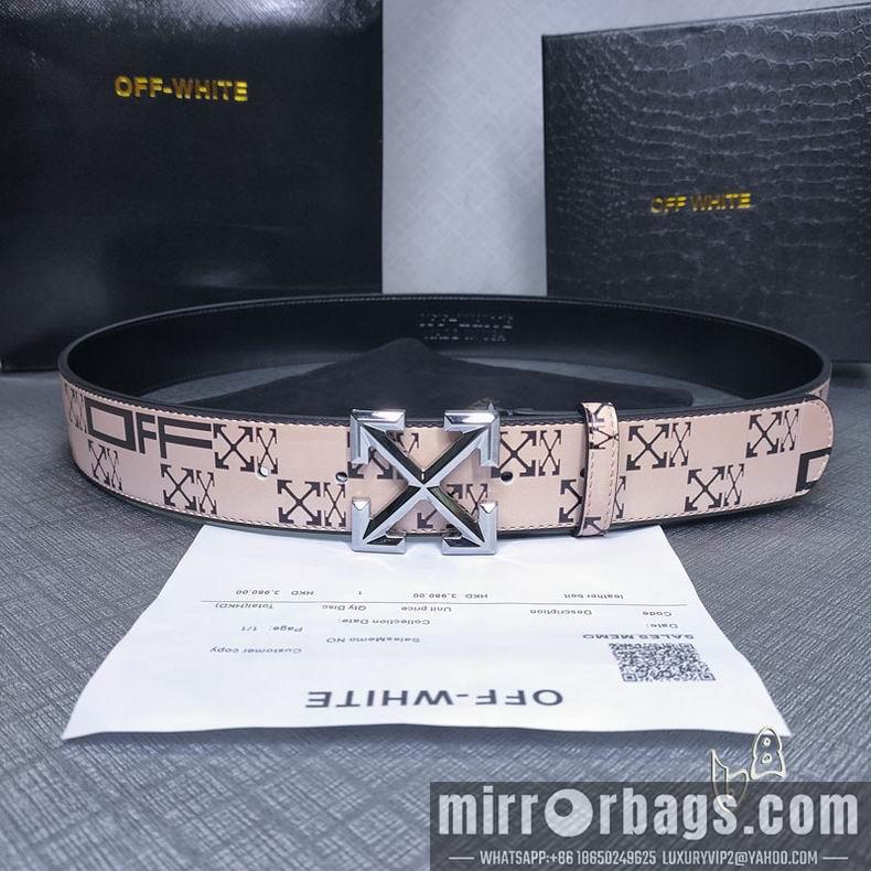 Off White belt 38mmX80-125cm lb082801