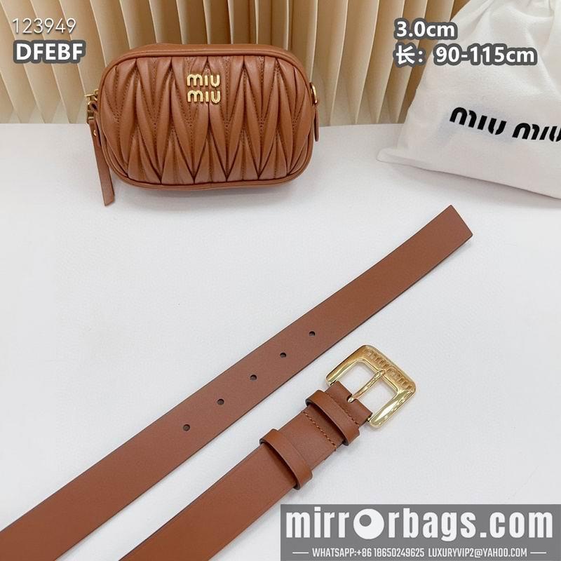 Miumiu belt 30mmX90-115cm 8L01