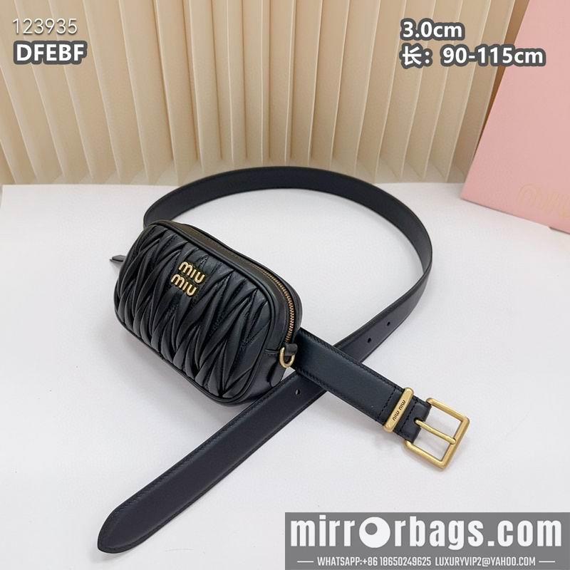 Miumiu belt 30mmX90-115cm 8L03