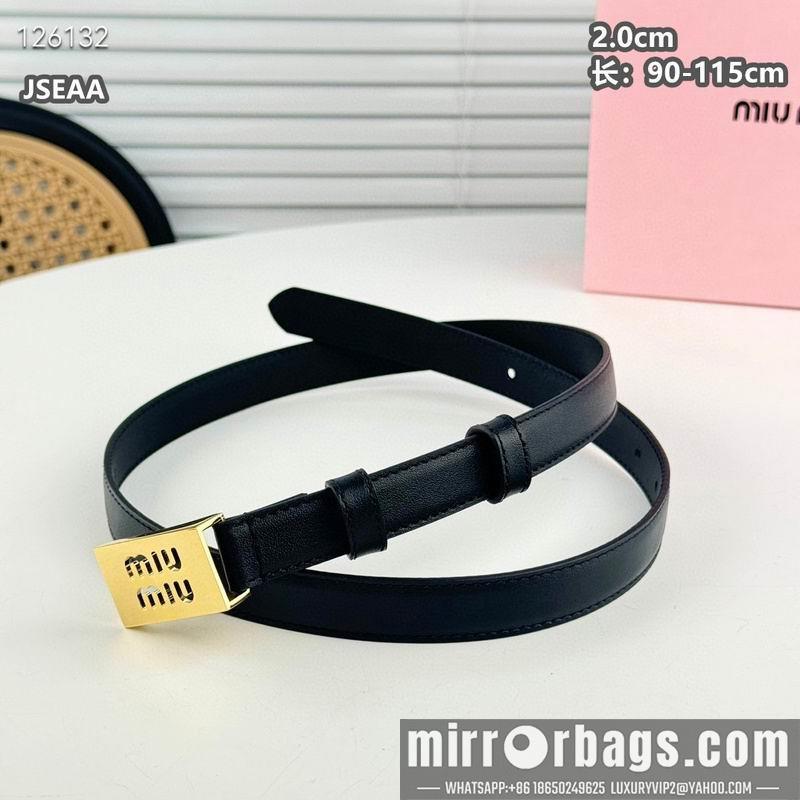 Miumiu belt 20mmX90-115cm 8L07