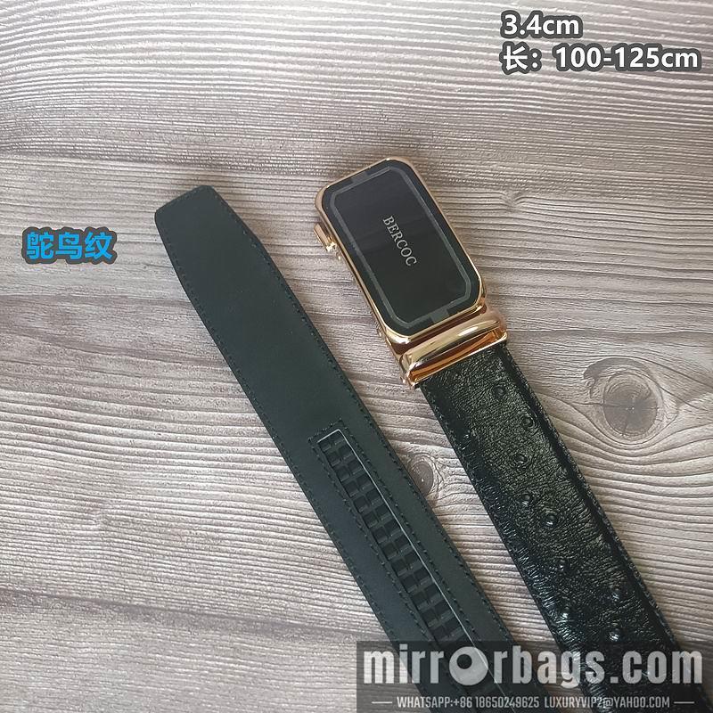 Bercoc Cucinelli belt 34mmX100-125cm 8L03