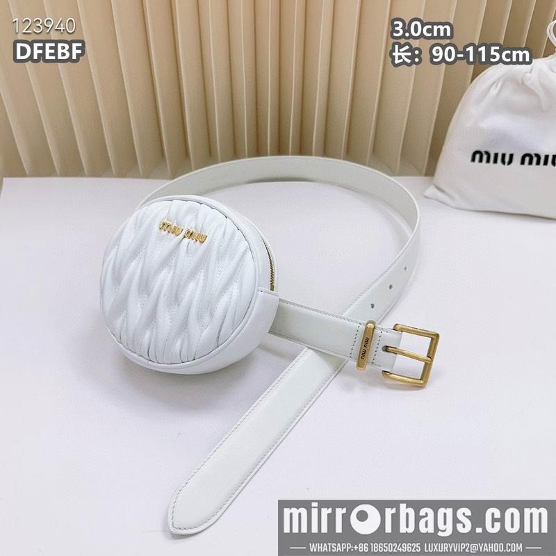 Miumiu belt 30mmX90-115cm 8L02