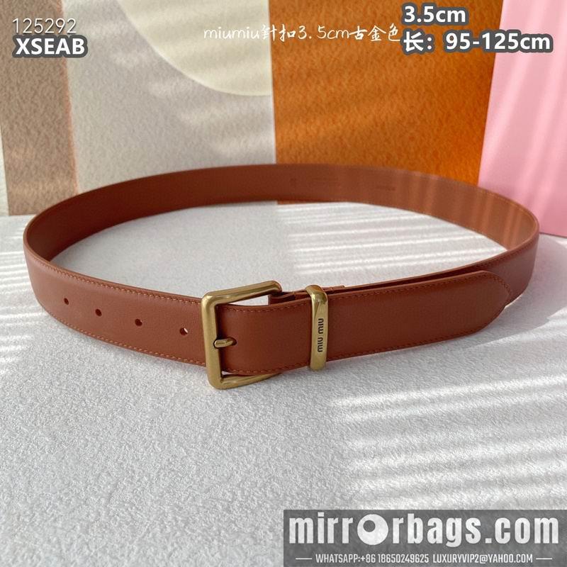 Miumiu belt 35mmX95-125cm 8L05