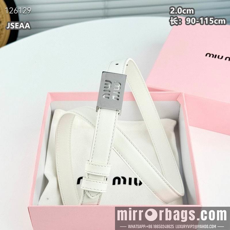Miumiu belt 20mmX90-115cm 8L07