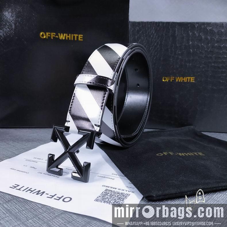 Off White belt 38mmX80-125cm lb082802