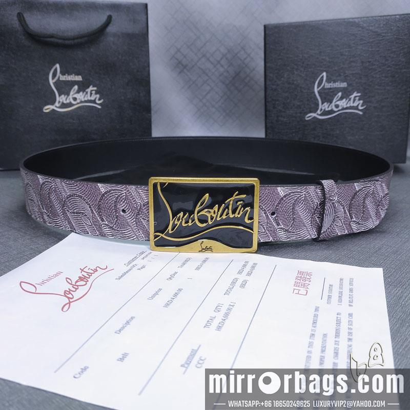 Louboutin belt 38mm 80-125cm lb061202