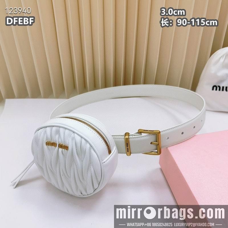 Miumiu belt 30mmX90-115cm 8L02