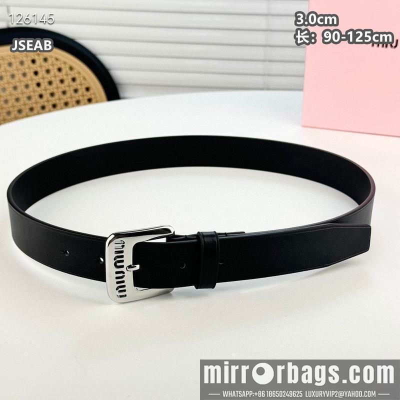 Miumiu belt 30mmX90-125cm 8L04