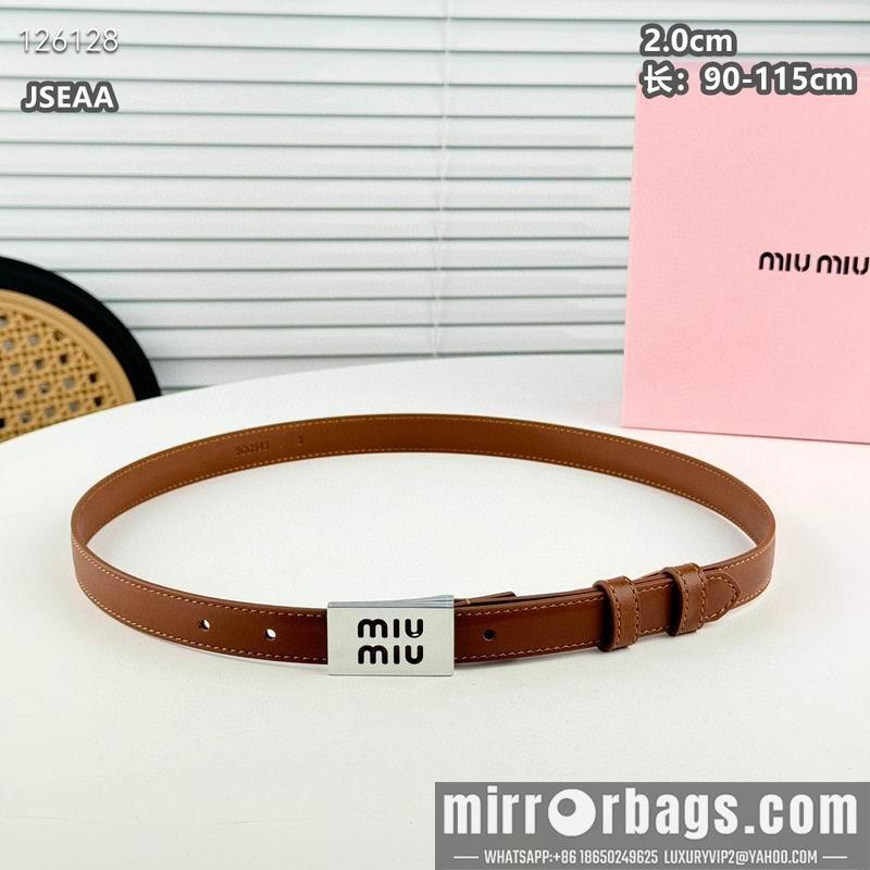 Miumiu belt 20mmX90-115cm 8L07