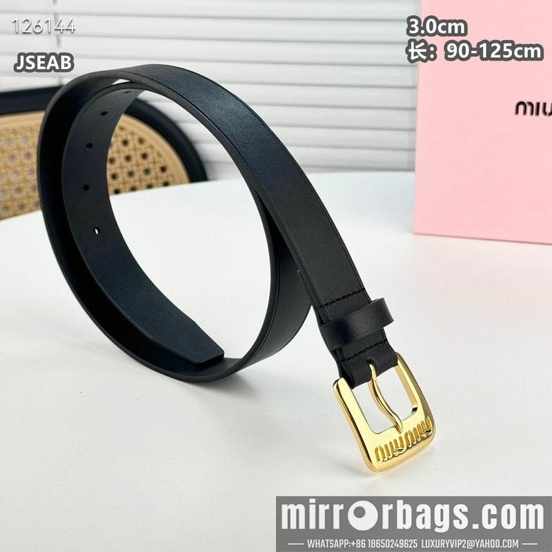 Miumiu belt 30mmX90-125cm 8L04