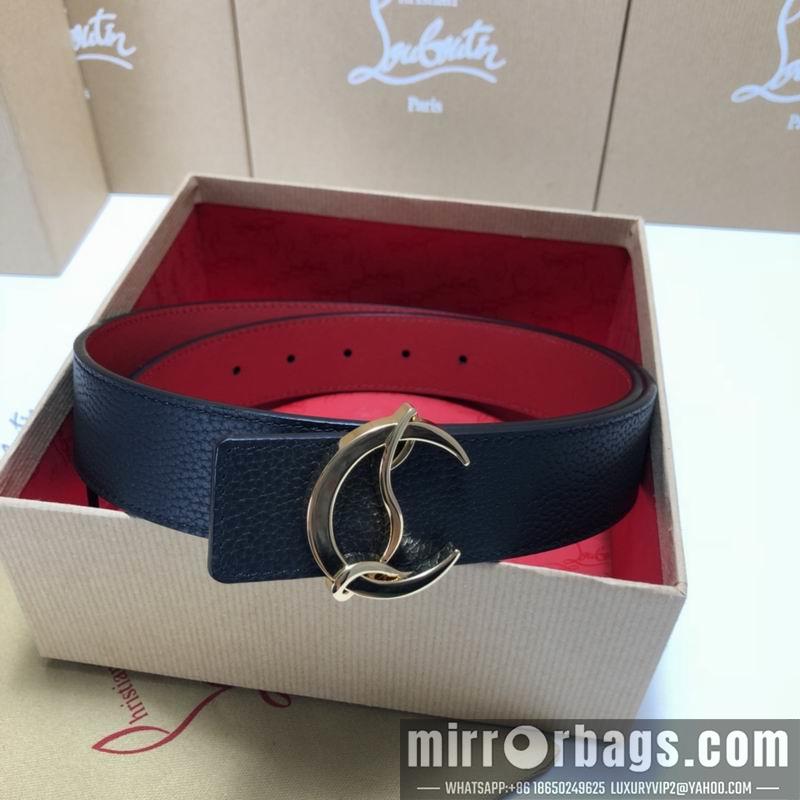 Christian Louboutin belt 35mmX95-125cm 7D01