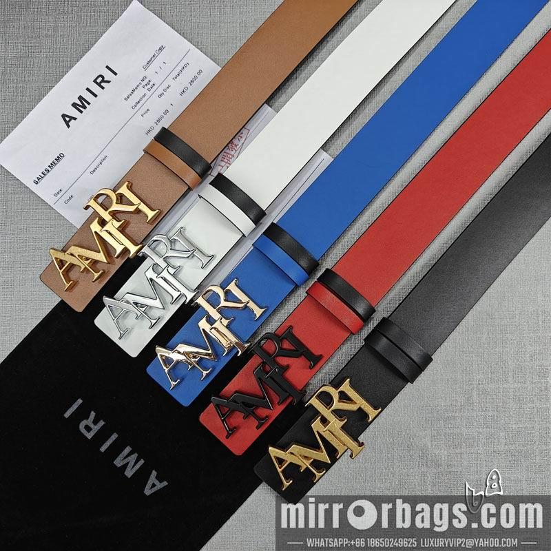 Amiri belt 38mmX90-125cm lb080202