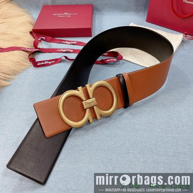 Ferragamo Belt 70mm 7D0519