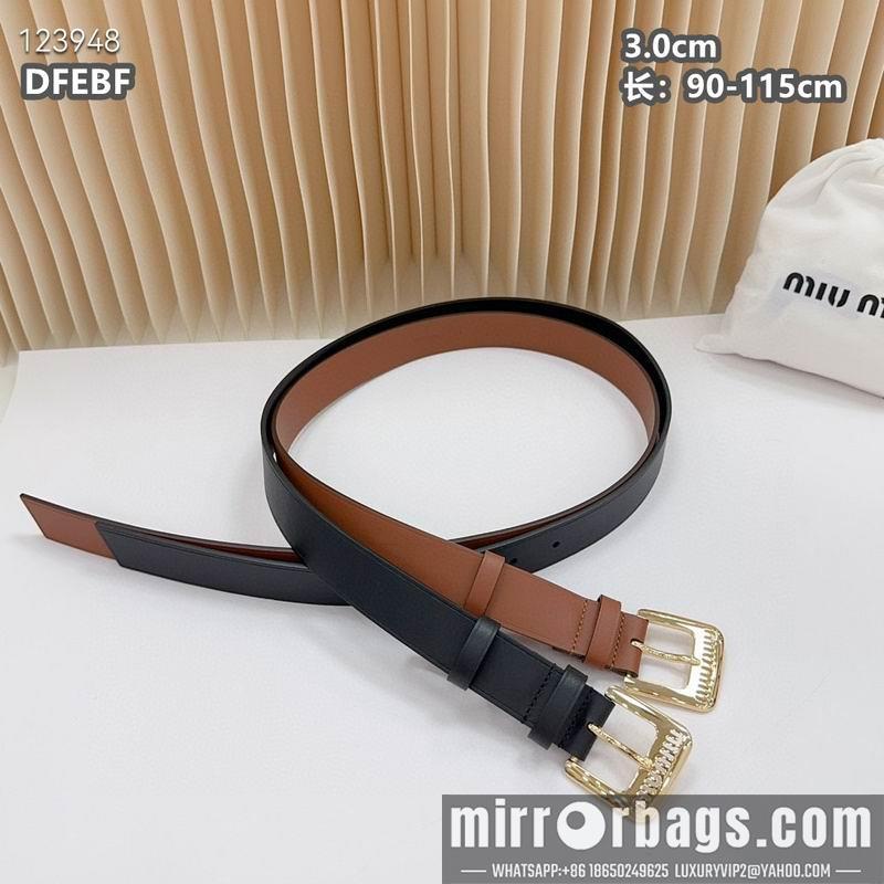 Miumiu belt 30mmX90-115cm 8L01