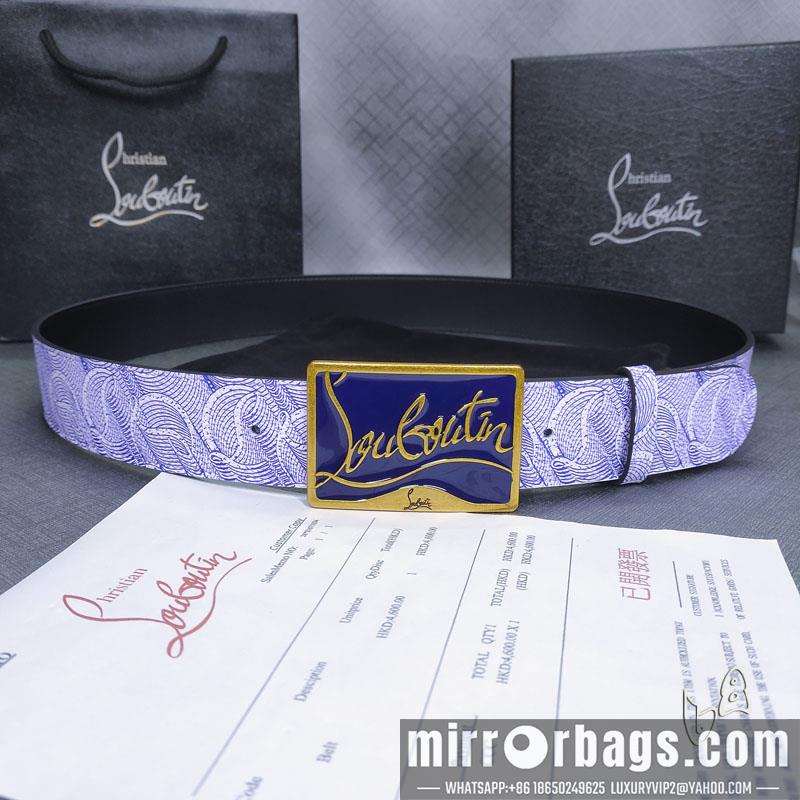 Louboutin belt 38mm 80-125cm lb061202