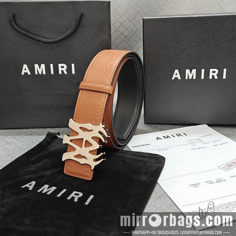 Amiri belt 38mmX90-125cm lb01