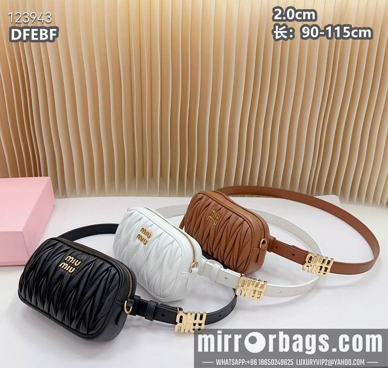 Miumiu belt 20mmX90-115cm 8L08