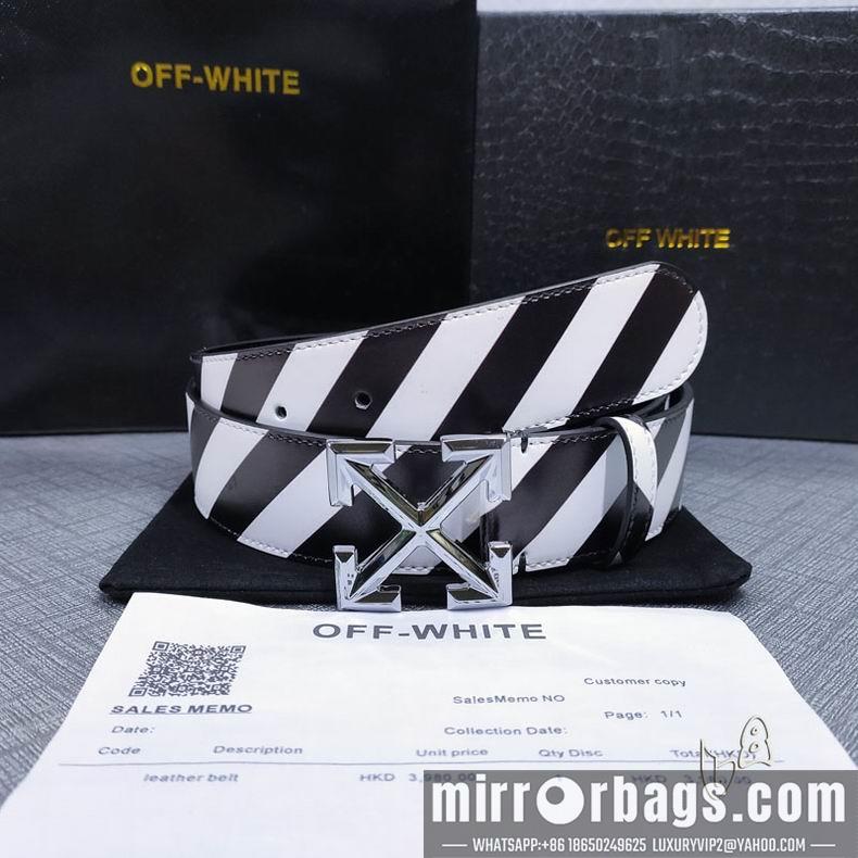 Off White belt 38mmX80-125cm lb082802