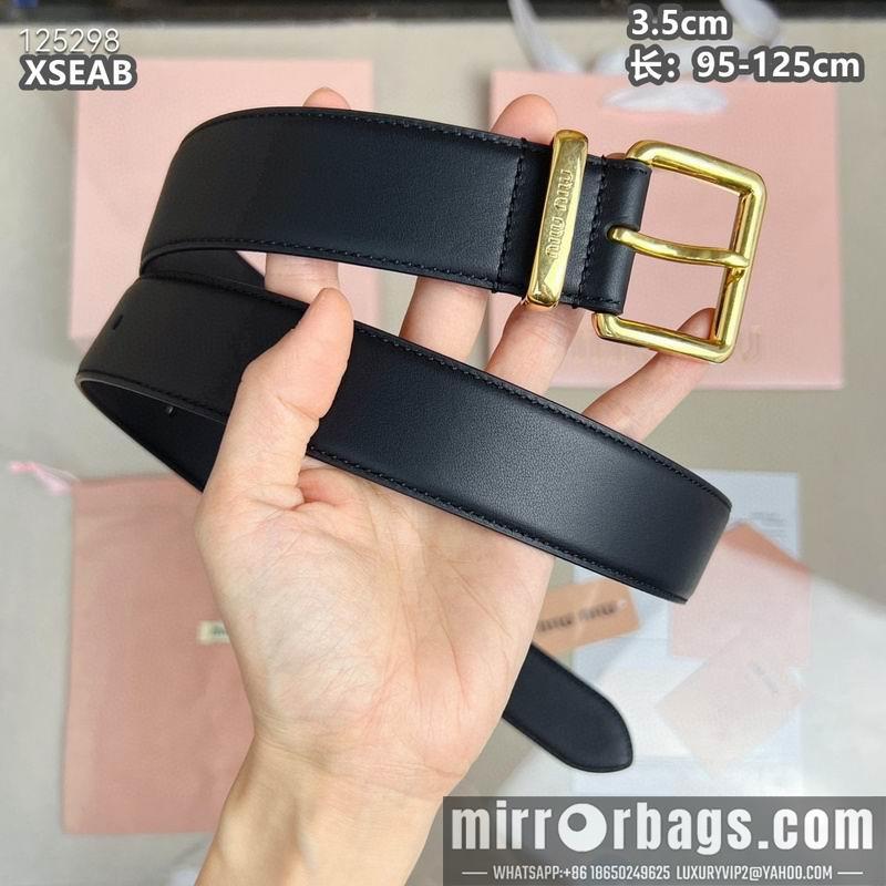 Miumiu belt 35mmX95-125cm 8L05