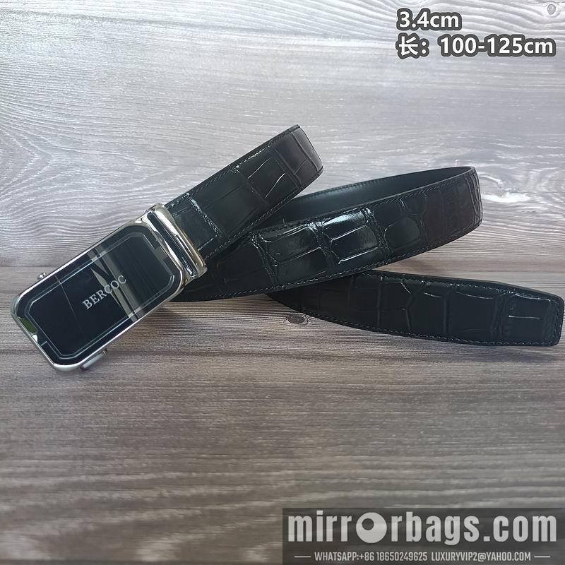 Bercoc Cucinelli belt 34mmX100-125cm 8L04