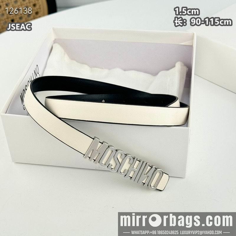 Moschino belt 15mmX90-115cm 8L01