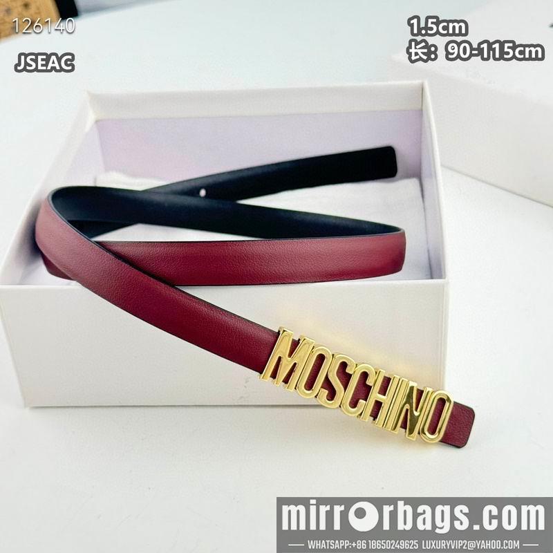 Moschino belt 15mmX90-115cm 8L01