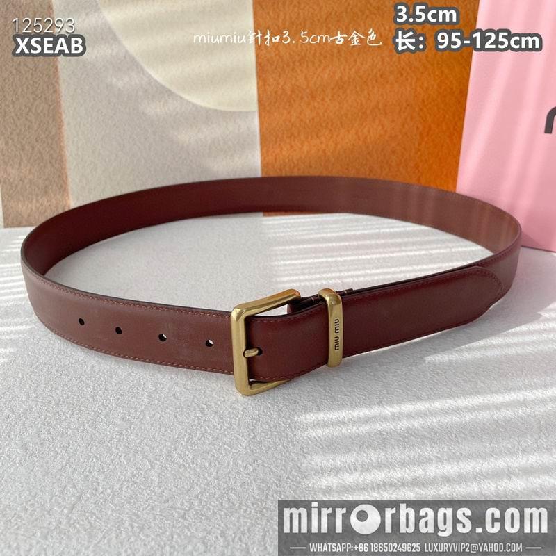 Miumiu belt 35mmX95-125cm 8L05