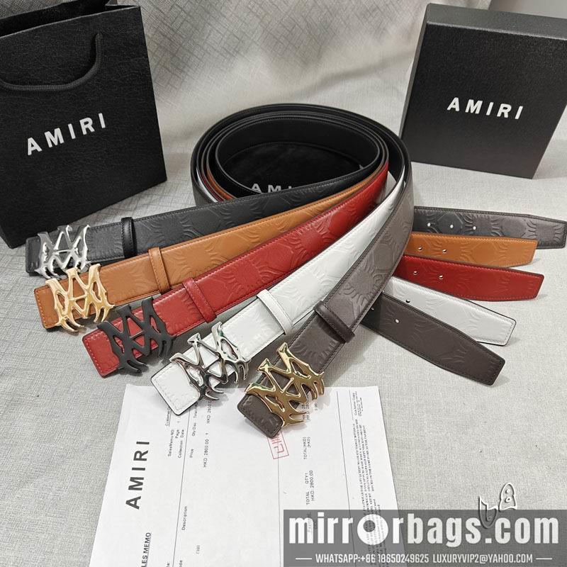 Amiri belt 38mmX90-125cm lb01