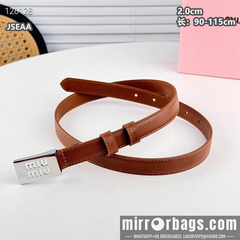 Miumiu belt 20mmX90-115cm 8L07