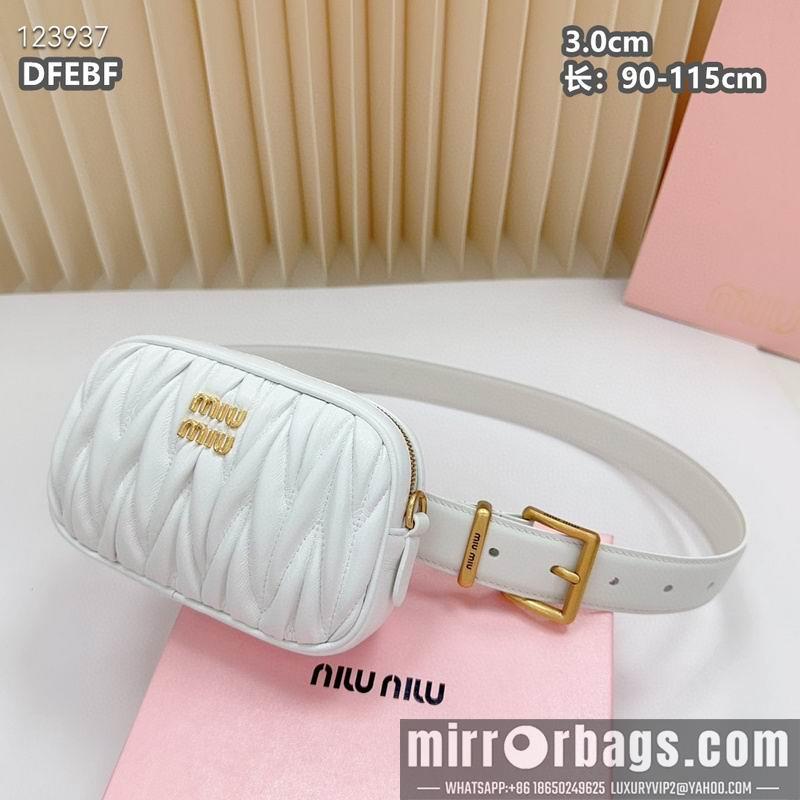 Miumiu belt 30mmX90-115cm 8L03