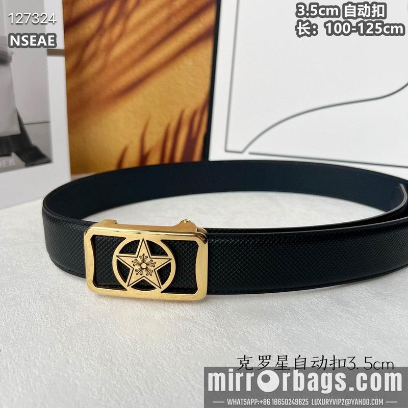 Chrome Hearts belt 35mmX100-125cm 8L04