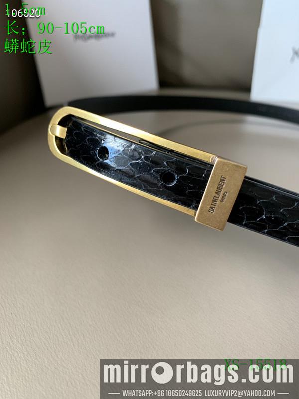 YSL Belt 15mmX90-105CM 8L606