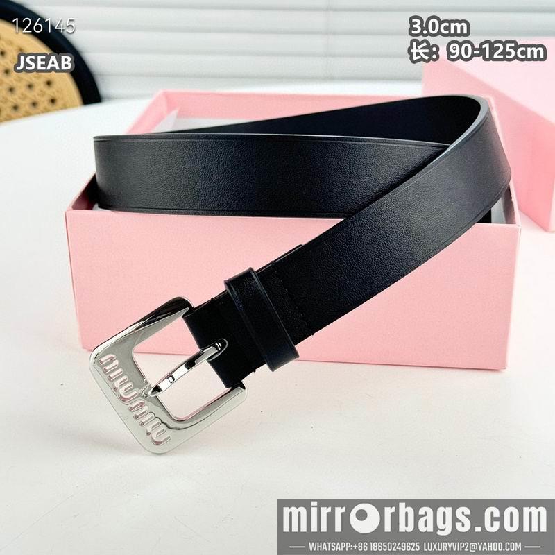 Miumiu belt 30mmX90-125cm 8L04