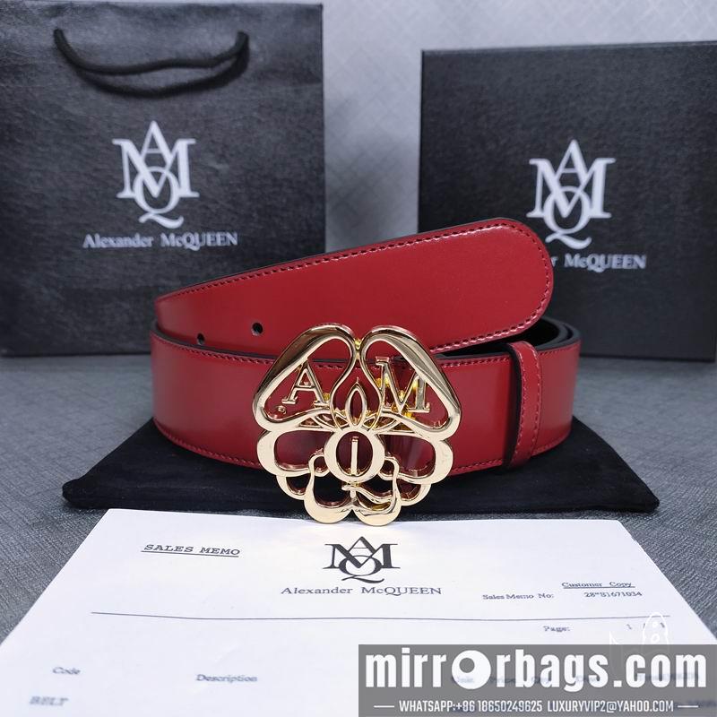 McQueen belt 38mmX80-125cm lb071802