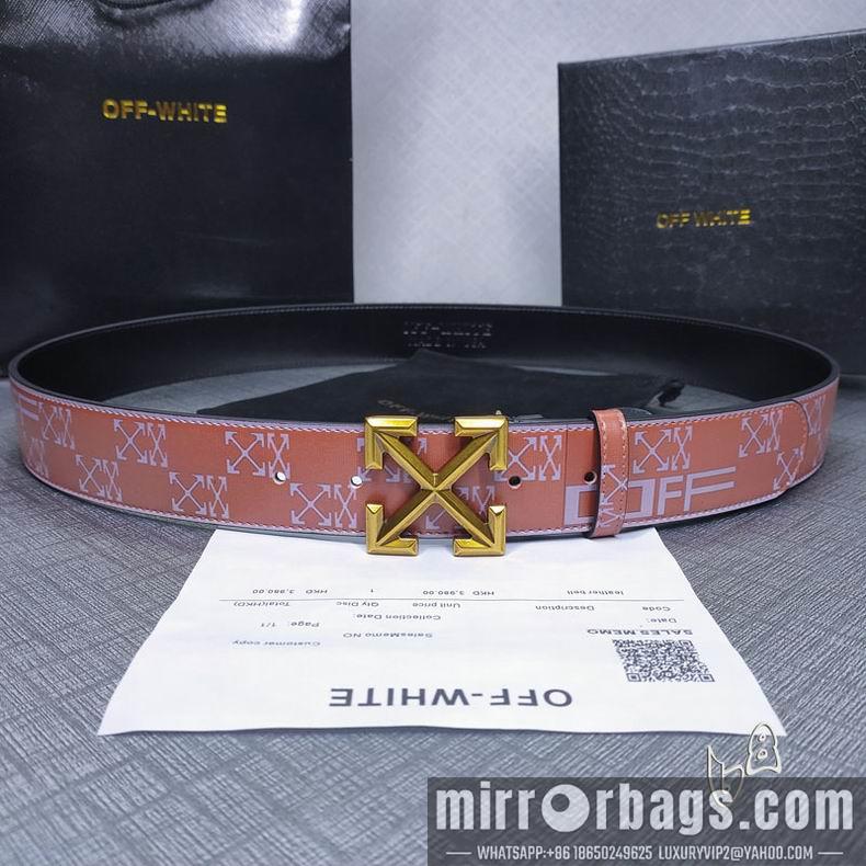 Off White belt 38mmX80-125cm lb082801